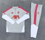 2026-27 Liverpool White Grey Soccer Tracksuit Uniform - Image 5