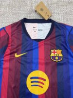 2026-2027 Barcelona Home Red Blue Long sleeves Soccer Jersey AAA - Image 2