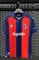 （S-4XL）2026-2027 Bologna Home Blue Red Soccer Jersey AAA
