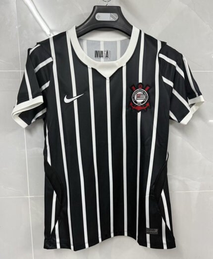 2026-27 Corinthians  Away Black Women Soccer Jersey AAA