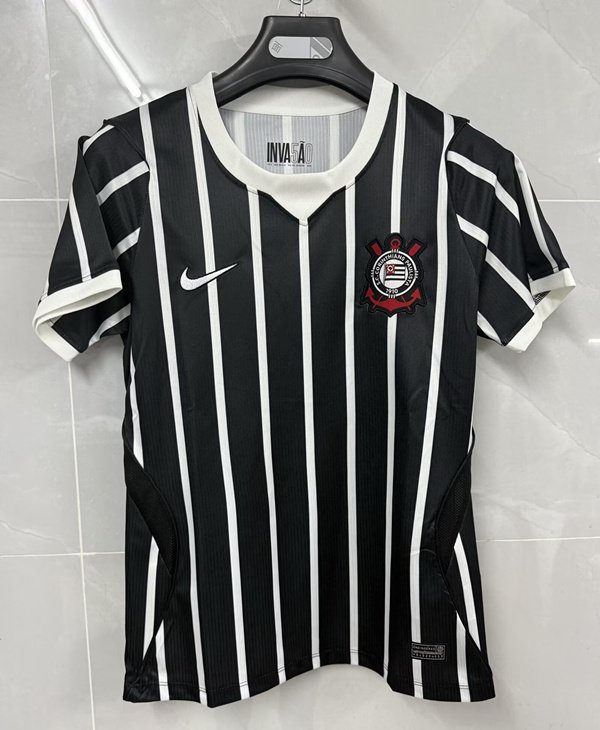 psc (2) 2026-27 Corinthians Away Black Women Soccer Jersey AAA - Image 1