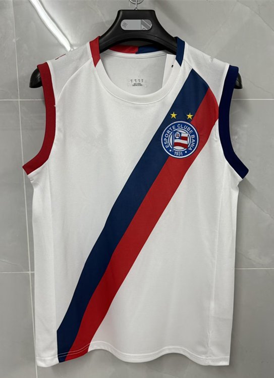psc (2) 2026-2027 Bahia Home White Soccer Vest Jersey AAA - Image 1