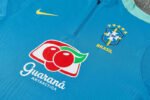 2026-27 Brazil Blue Soccer Tracksuit Uniform - Image 4