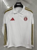 2026-2027  SC Internacional Away White Long sleeves Soccer Jersey AAA