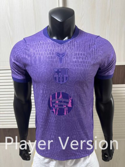 Player version 26-27 Barcelona Purple Soccer Jersey AAA