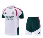 2026-27 Real Madrid White Green Soccer Uniform