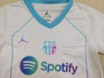 2026-27 Barcelona White kids/youth Soccer uniform - Image 2