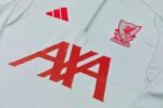 2026-27 Liverpool White Grey Soccer Tracksuit Uniform - Image 4