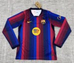 2026-2027 Barcelona Home Red Blue Long sleeves Soccer Jersey AAA