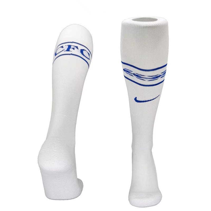 psc 2026-27 Chelsea Home White Soccer Socks - Image 1