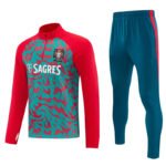 2026-27 Portugal Red Green Soccer Tracksuit Uniform
