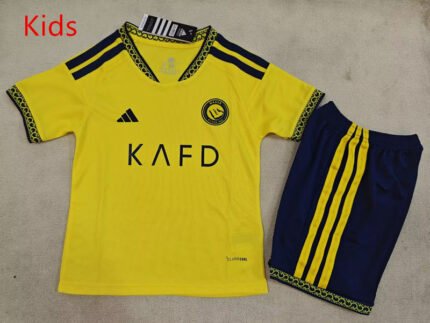 2026-27 Al Nassr Home Yellow kids/youth  Soccer uniform