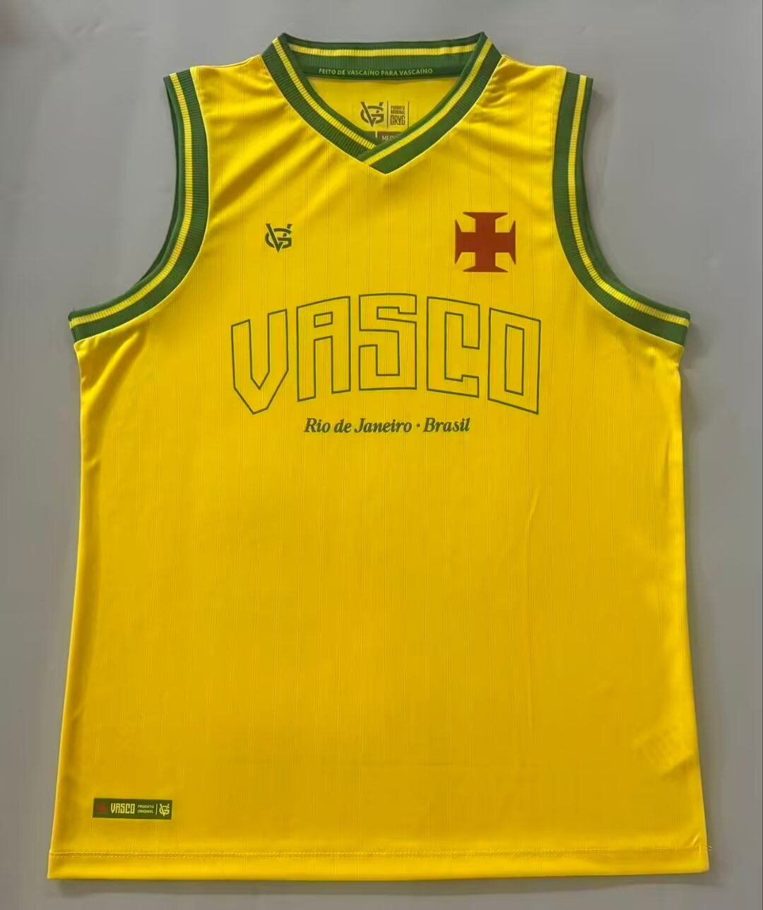 psc (3) 2026-27 Vasco da Gama Yellow Vest Soccer Jersey AAA - Image 1