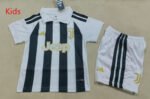 2026-2027 Juventus Home Black White kids/youth  Soccer uniform