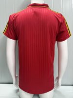 Retro version 1990 Belgium Home Red  Soccer Jersey AAA - Image 3