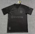 Retro Version 19-20 Dortmund Black Thailand  Soccer Jersey AAA