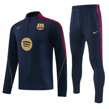 26-27 Barcelona Royal Blue  Thailand Soccer Tracksuit Uniform