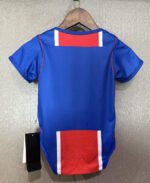 2026-2027 Paris  Home Red Blue Baby Soccer uniform - Image 2