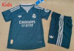 2026-27 Real Madrid Away Blue kids/youth Soccer uniform