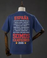 2026-2027 Spain Blue Soccer T-shirt - Image 2