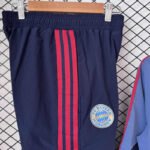 2026 Bayern Munich Grey Blue Windbreaker  Soccer Jacket uniform - Image 5