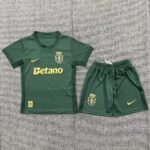 2026-2027 Sporting Lisbon 120th Anniversary Green  kids/youth  Soccer uniform