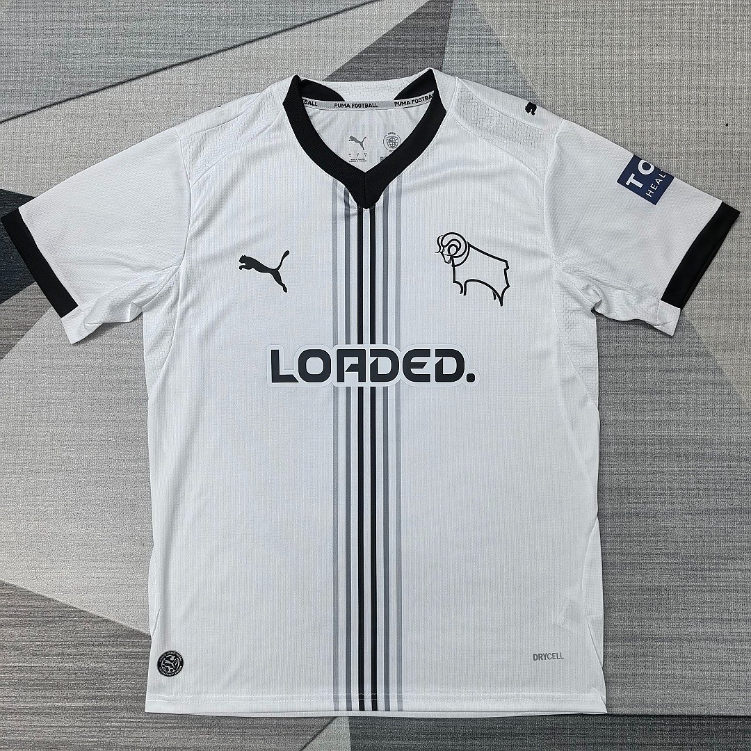 04a67ce8 2026-2027 Derby County Home White Soccer Jersey AAA - Image 1
