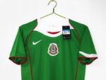 Retro version 2004 Mexico Home Green Soccer Jersey AAA - Image 5