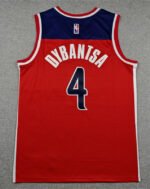 2026  NBA Washington Wizards Red #4 Jersey - Image 2