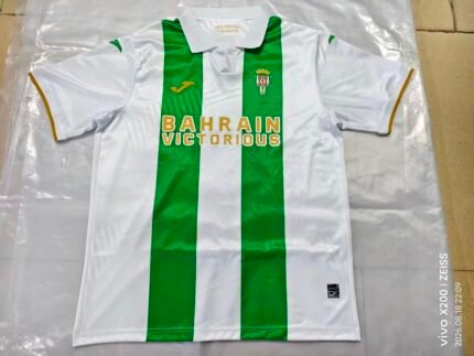 2026-27 Córdoba Home White Green Soccer Jersey AAA