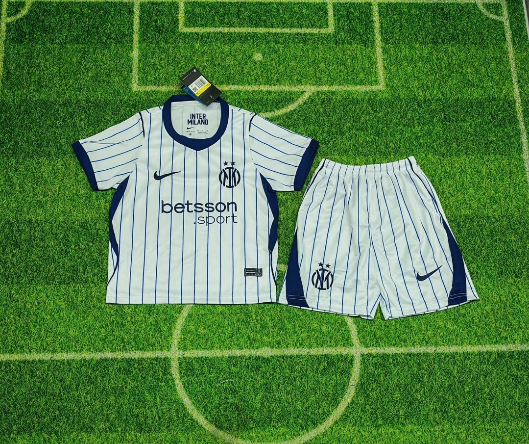 0b963b83 2026-2027 Inter Milan Away Blue White kids/youth Soccer uniform - Image 1