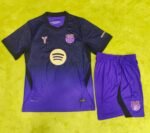 Player version 2026-27 Barcelona 2nd Away Purple Black Soccer Uniform
