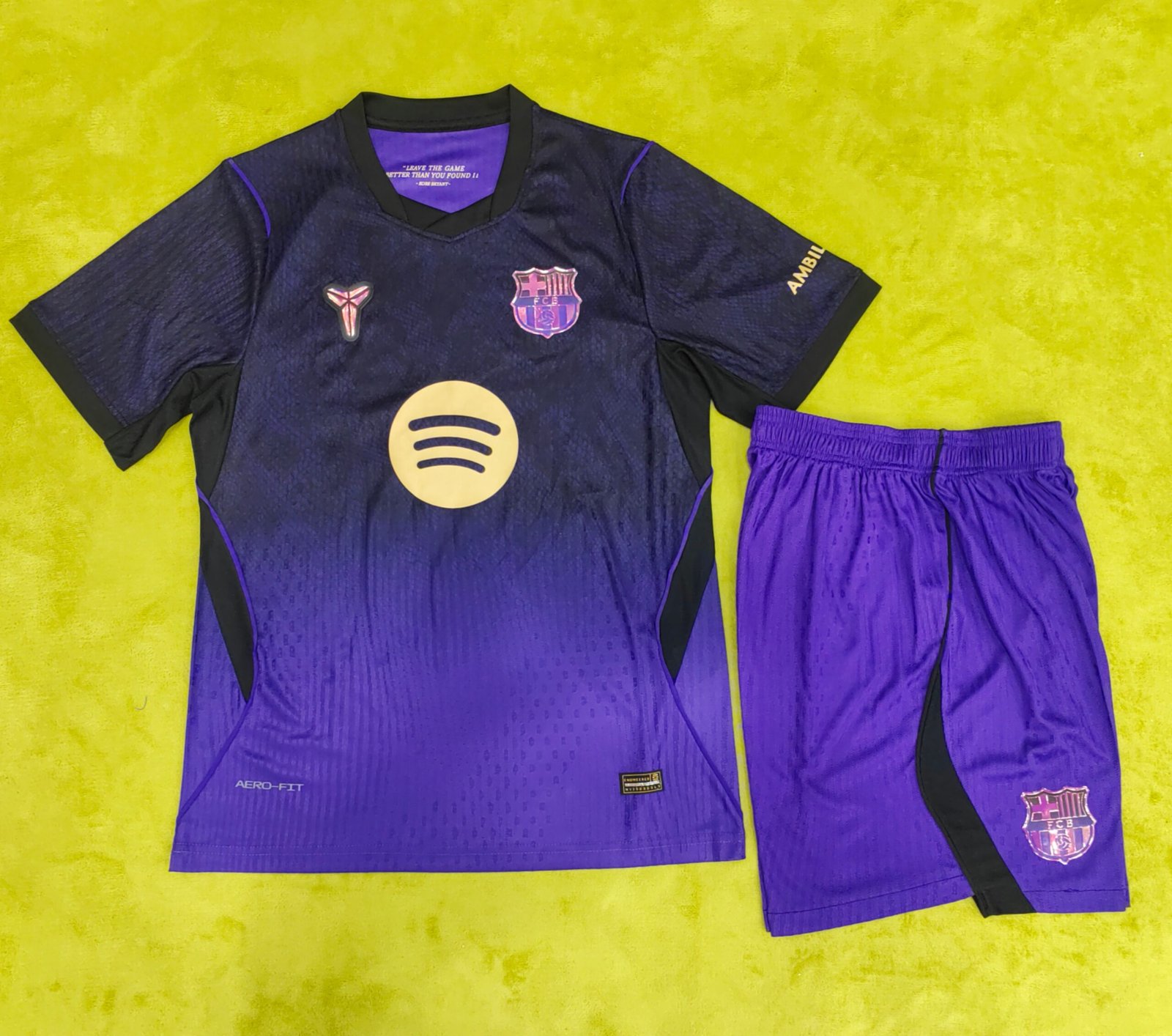 0ca28bda - 副本 Player version 2026-27 Barcelona 2nd Away Purple Black Soccer Uniform - Image 1