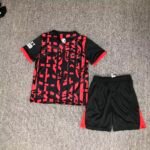2026-2027 Rangers 2nd Away Black Red kids/youth  Soccer uniform - Image 2