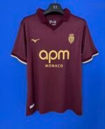 2026-27  AS Monaco  Away Red  Soccer Jersey AAA