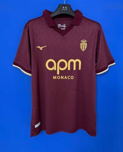 2026-27  AS Monaco  Away Red  Soccer Jersey AAA