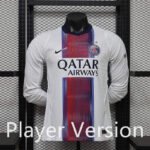 2 starsPlayer version 2026-27  Paris Saint-Germain Away White Long sleeves Soccer Jersey AAA