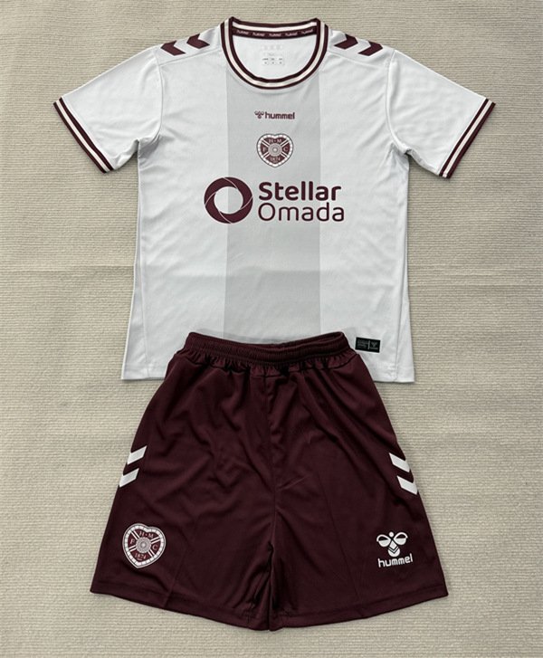 1d1a2ea8 2026-27 Heart of Midlothian Away White Soccer Uniform - Image 1