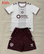 26-27 Heart Away White Kids/Youth Soccer Uniform