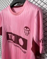 2026-27 Valencia Pink Soccer Jersey AAA - Image 4