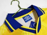 Retro version 1995 Colombia Home Yellow Soccer Jersey AAA - Image 4