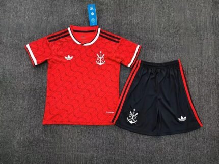 2026-2027 Flamengo Third Away Red kids/youth  Soccer uniform