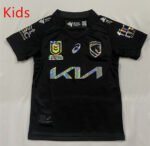 2026-2027 Mustang Black Kids Rugby Jersey