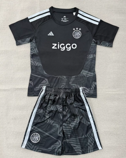 2026-27 Ajax Goalkeeper Black Soccer Uniform