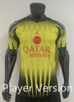 Player version 2026-27 Paris Saint-Germain Yellow  Soccer Jersey AAA