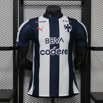 Player version 2026-27 Monterrey Home Blue  Soccer Jersey AAA