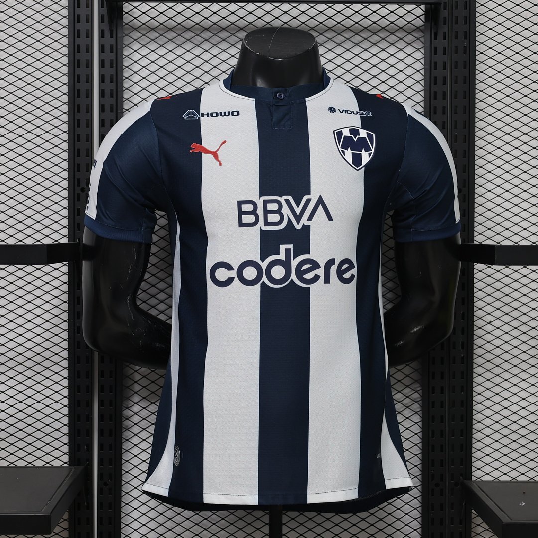 231784ad Player version 2026-27 Monterrey Home Blue Soccer Jersey AAA - Image 1