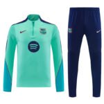 26-27 Barcelona Lake Green  Thailand Soccer Tracksuit Uniform