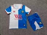 2026-2027 Blackburn Rovers Home Blue White kids/youth  Soccer uniform