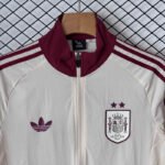 2026 Spain White Windbreaker  Soccer Jacket uniform - Image 4